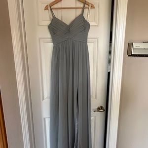 Light Gray Bridesmaid Dress